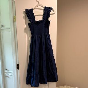 Hill House Navy Midi Dress